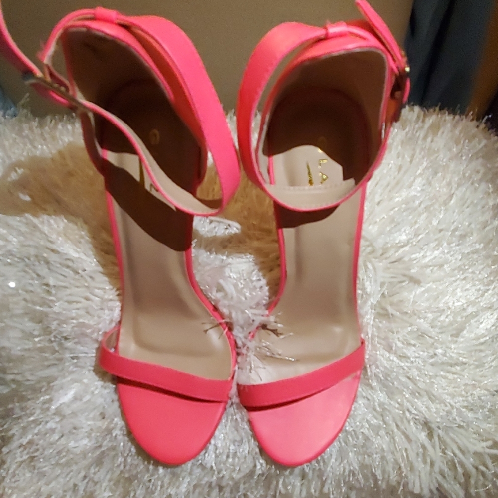 Neon Pink Sandals